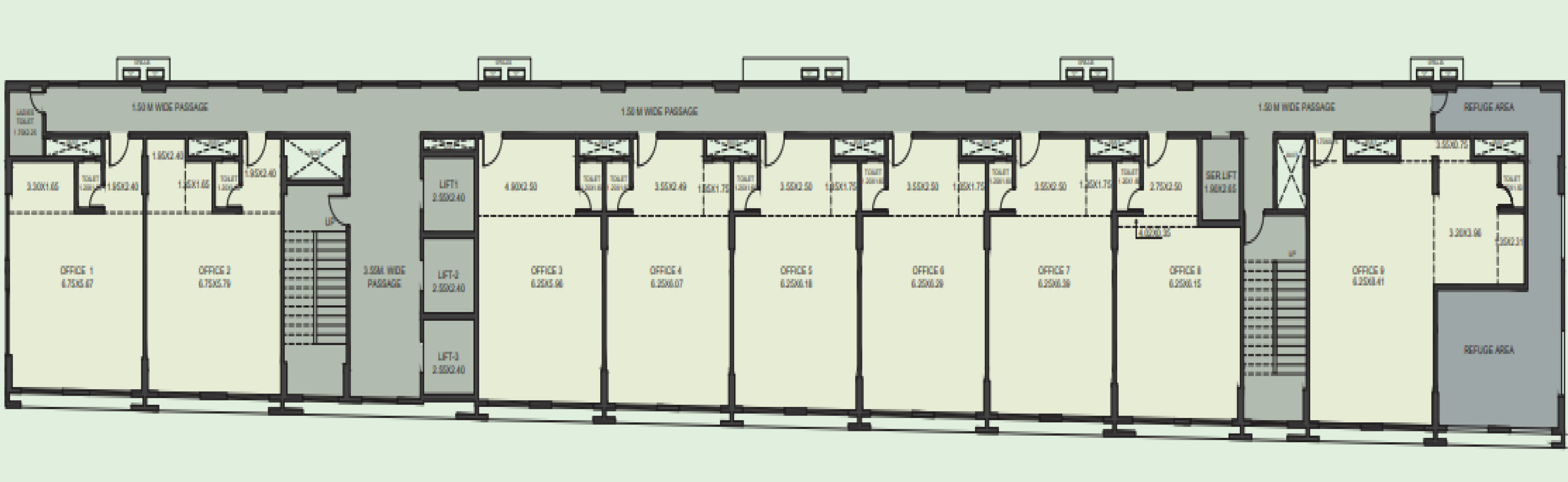 Refuge Floor Plan